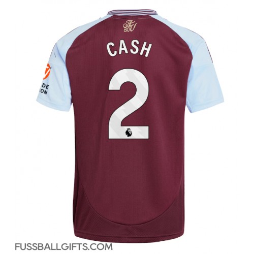 Aston Villa Matty Cash #2 Fußballbekleidung Heimtrikot 2024-25 Kurzarm